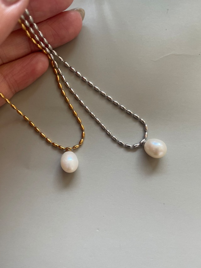 mame chain pearl necklace