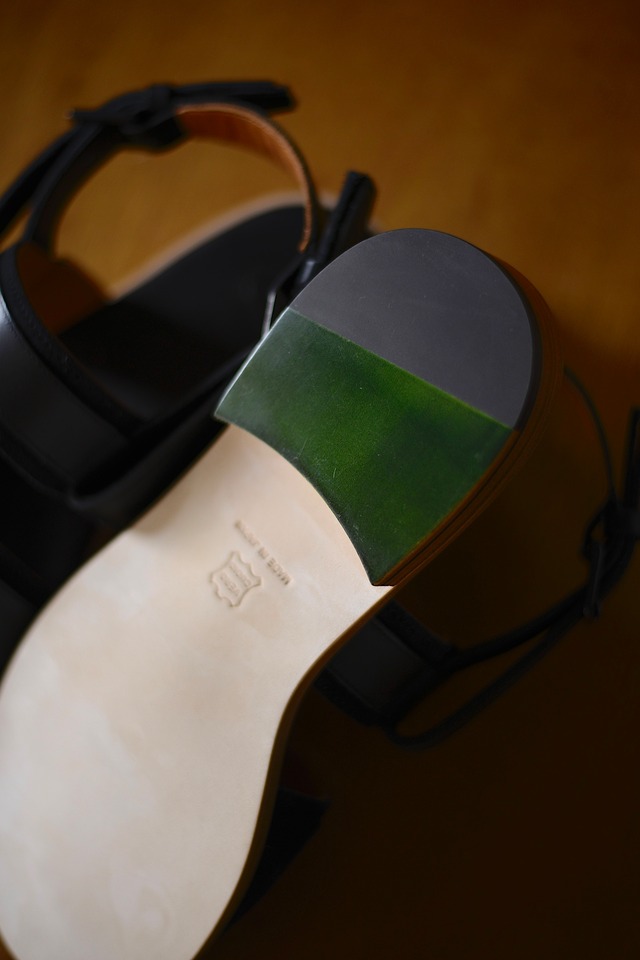 NICENESS / BALLARD NN LEATHER SANDALS(black)