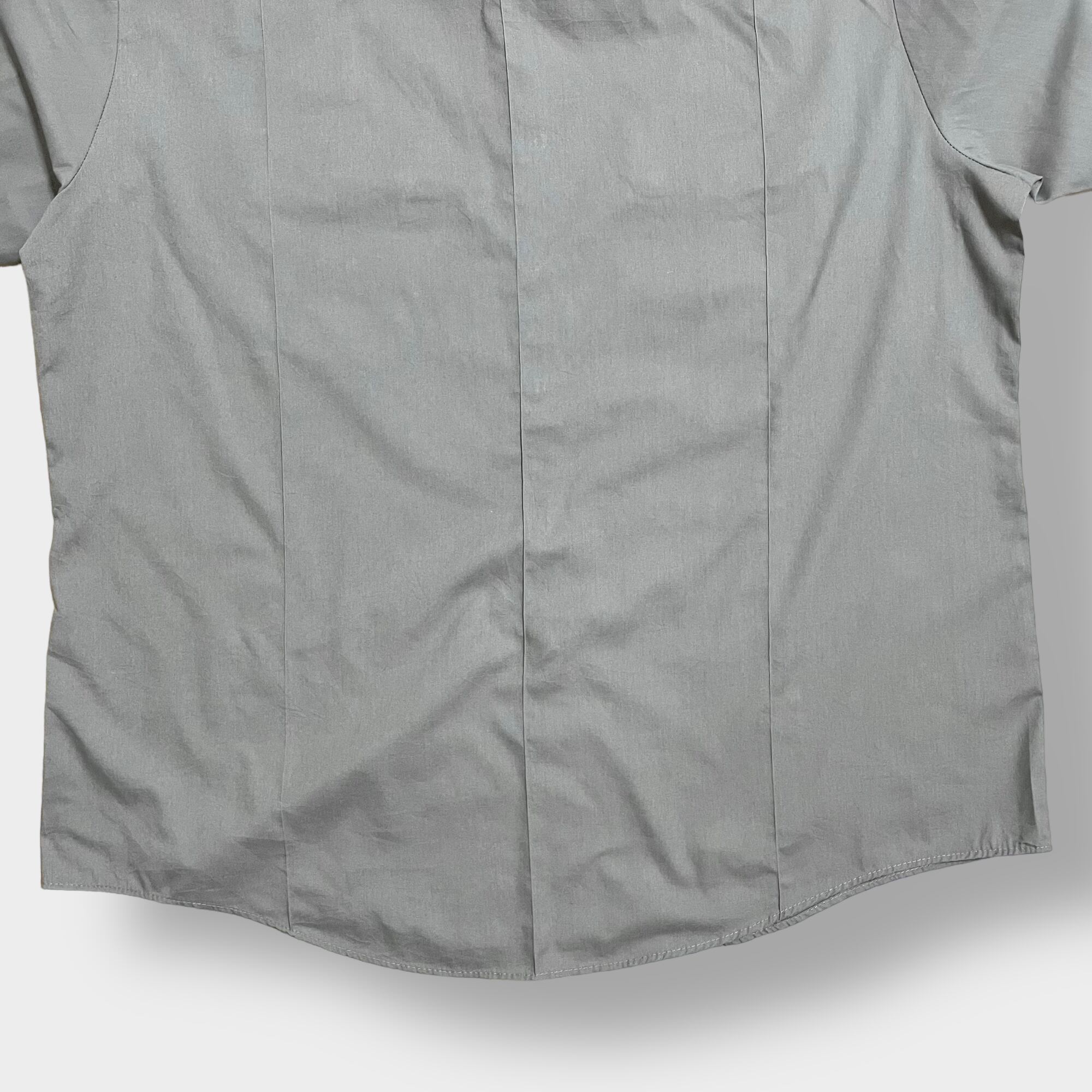 HORACE MEXICO製 ワークシャツ 長袖 ワッペン ビッグサイズ 刺繍ロゴ 