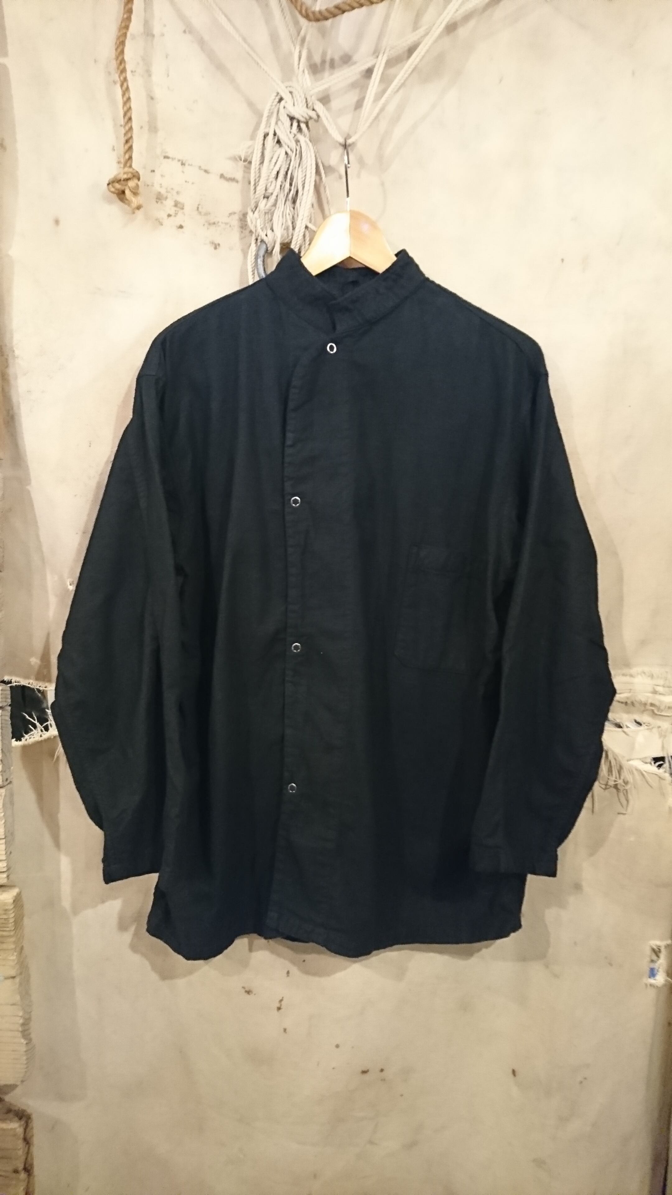 US ARMY MEDICAL SLEEPING SHIRT BLACK DYE 22