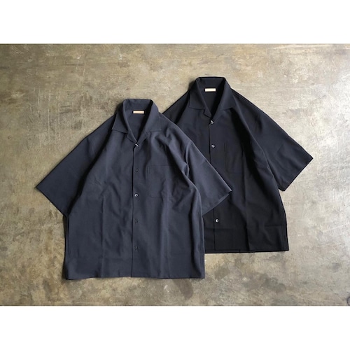 LAMOND (ラモンド) 『SHARI SHIRTS』Open Collar Short Sleeve Shirts