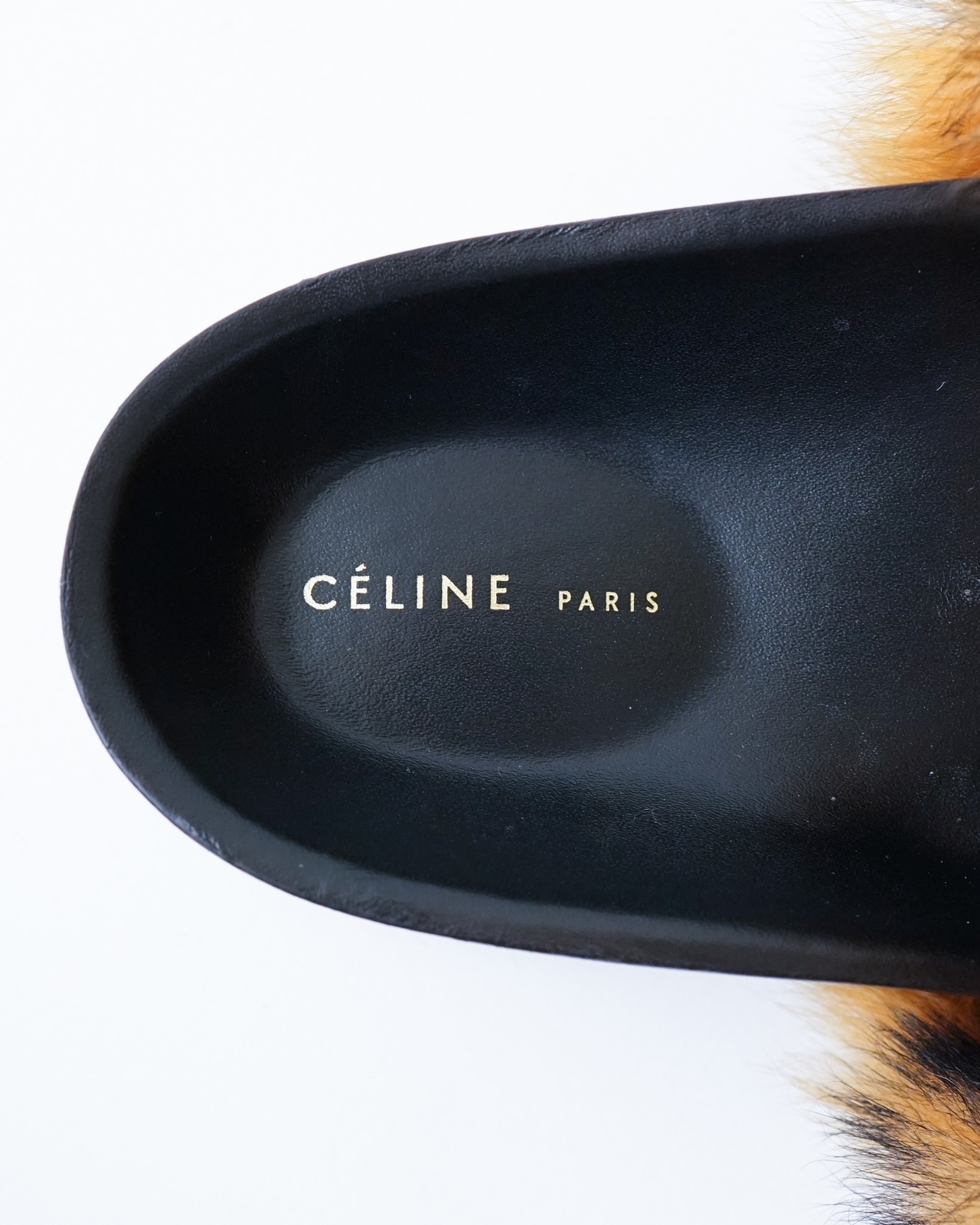 〈CÉLINE by phoebe philo〉Fur Sandals