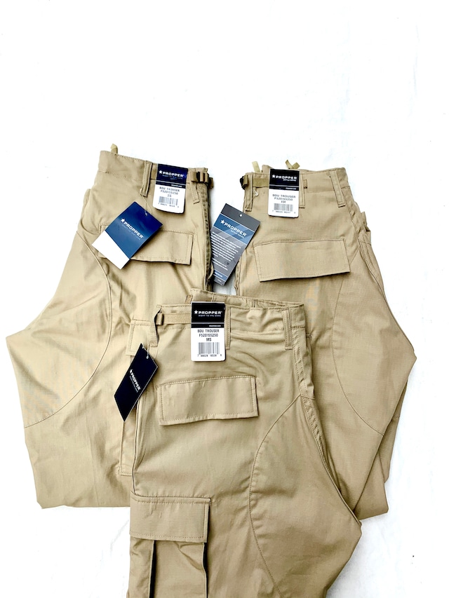 “NEW” BDU L/S PANTS “PROPPER”“beige