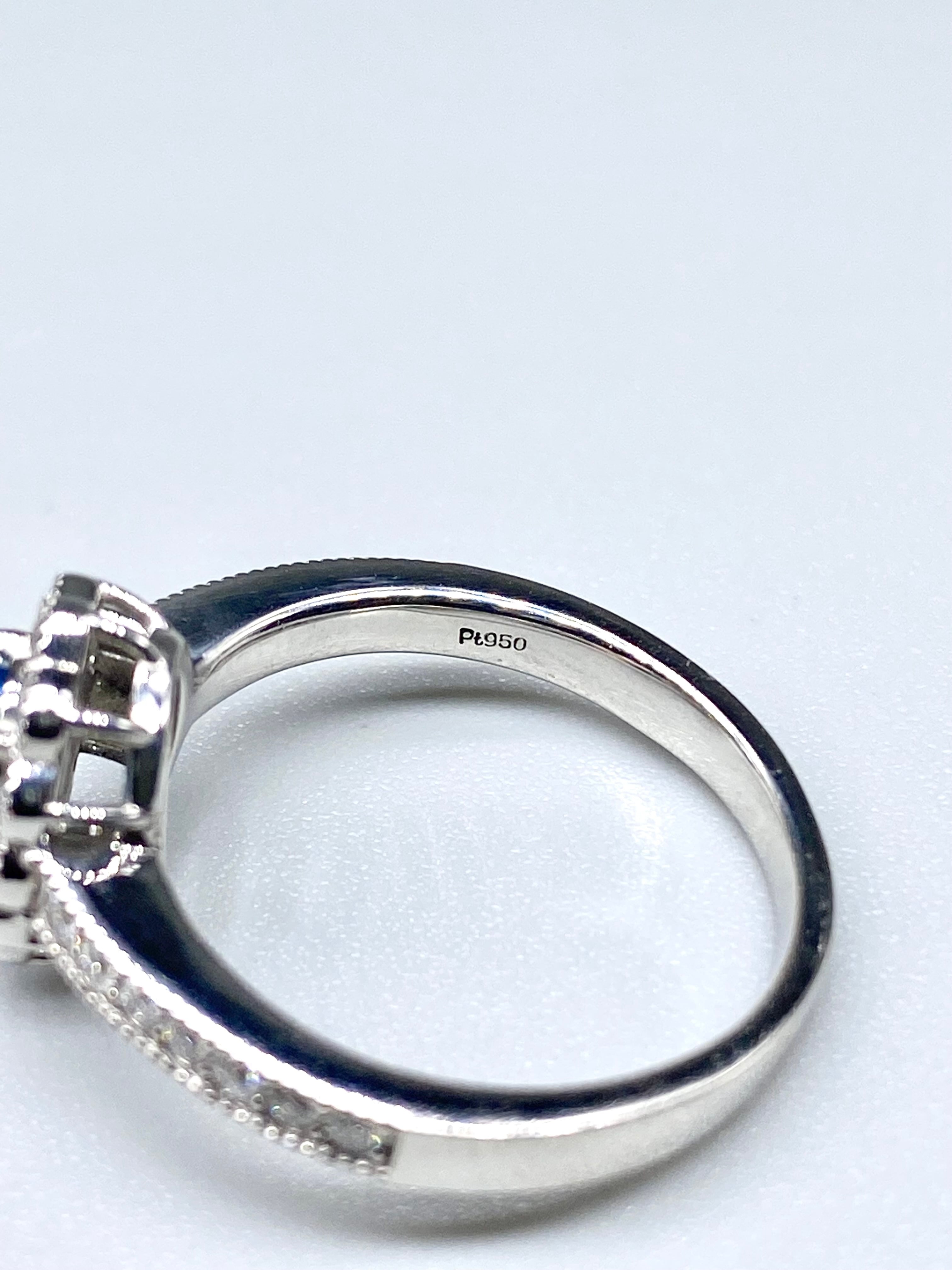サンタマリア アクアマリン 0.50ct / ダイヤモンド 計0.50ct Pt950