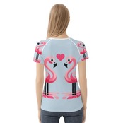 Women's All-Over Print T shirt Heart 4511