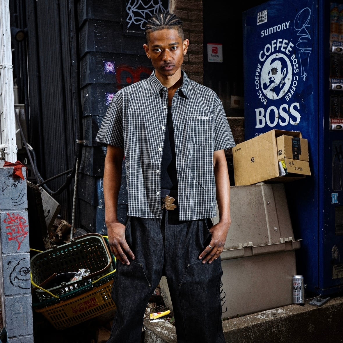 ESSENTIAL LOGO CHECKED SHIRT | DALL
