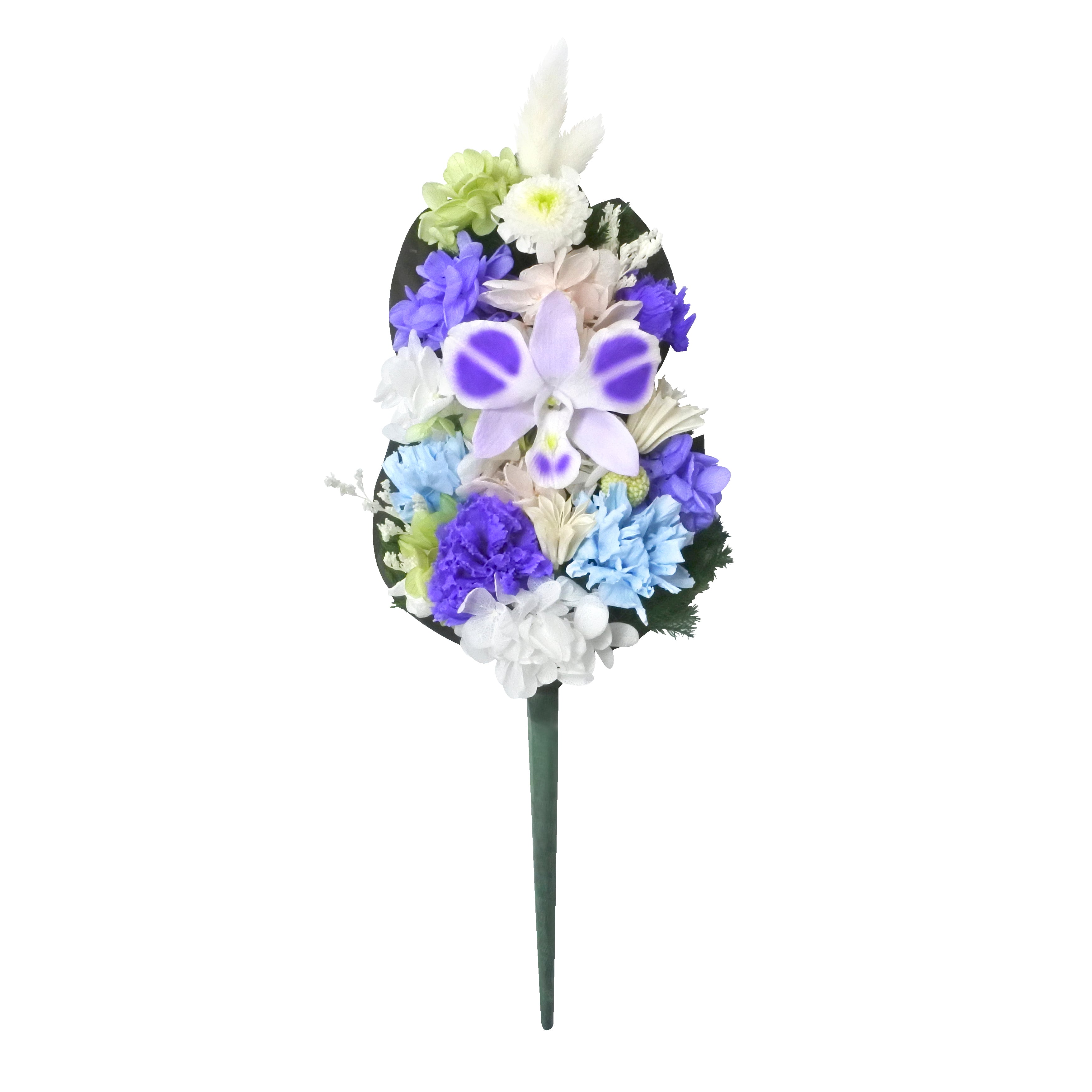 ガラスドームアレンジメント ハート B13516 ﾚｯﾄﾞ+ｿｰﾗ | プリザーブド