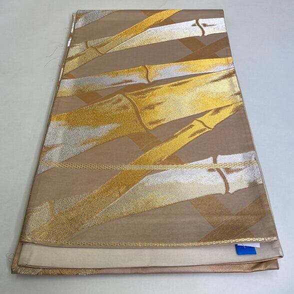 袋帯 1000円着物 アンティーク ヴィンテージ 古典 ゴールド 金 お洒落  