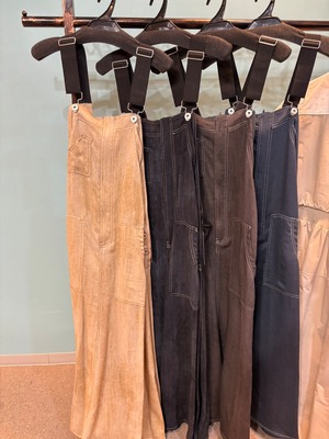 ラドアッシュ　リネンライクジャンパースカート　65-6052