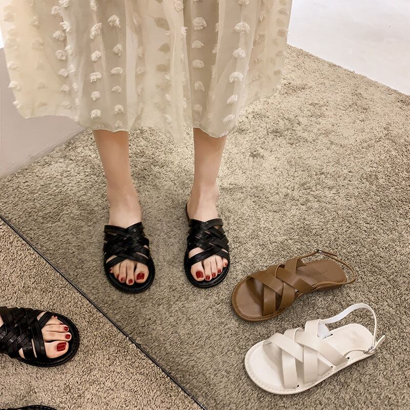 サンダルサマースタンダード 靴 シューズ レトロ 夏物 ビーチ フェイクシューズ90830827552