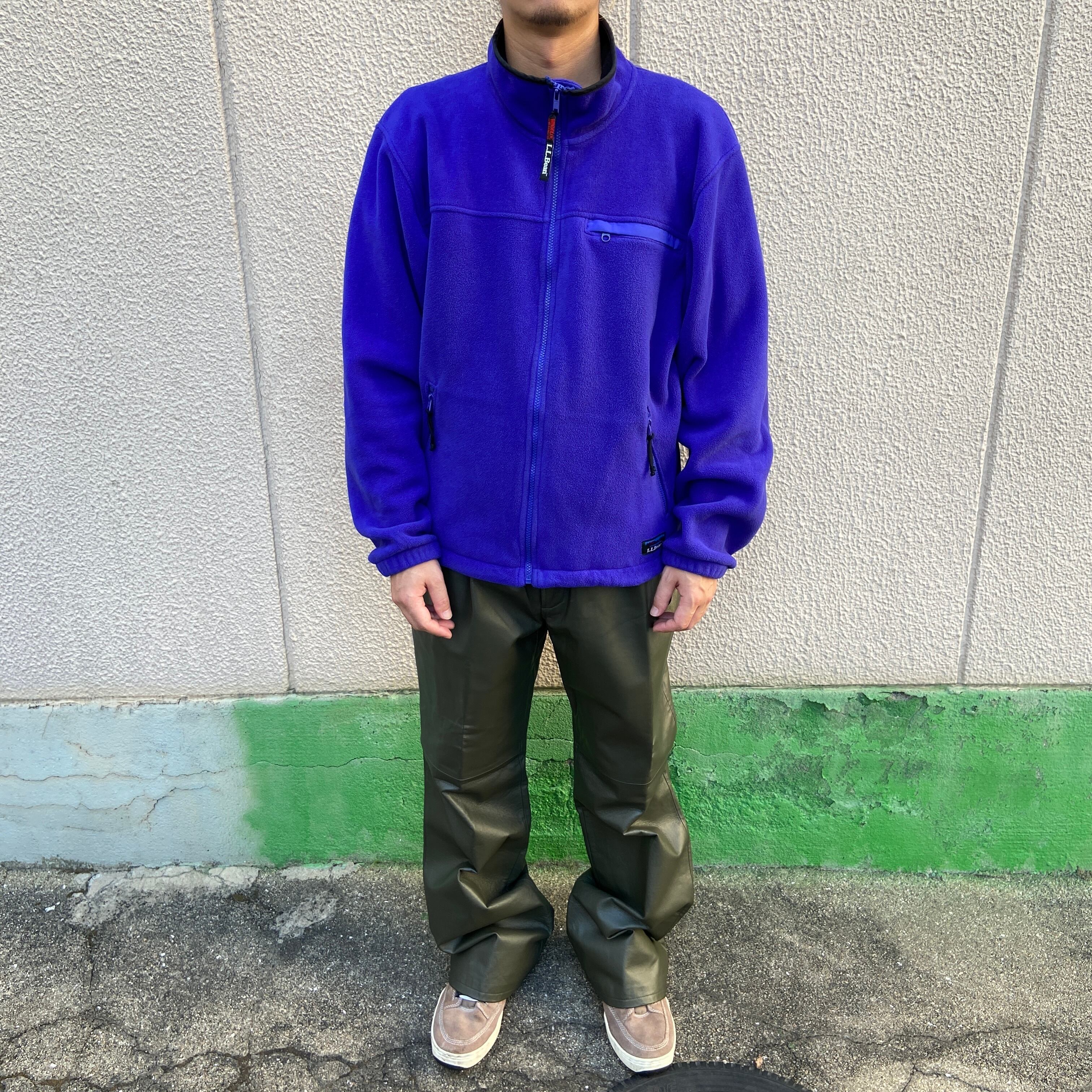 90s USA製 L.L.Bean ポーラテックフリースジャケット ブルー M | 古着 