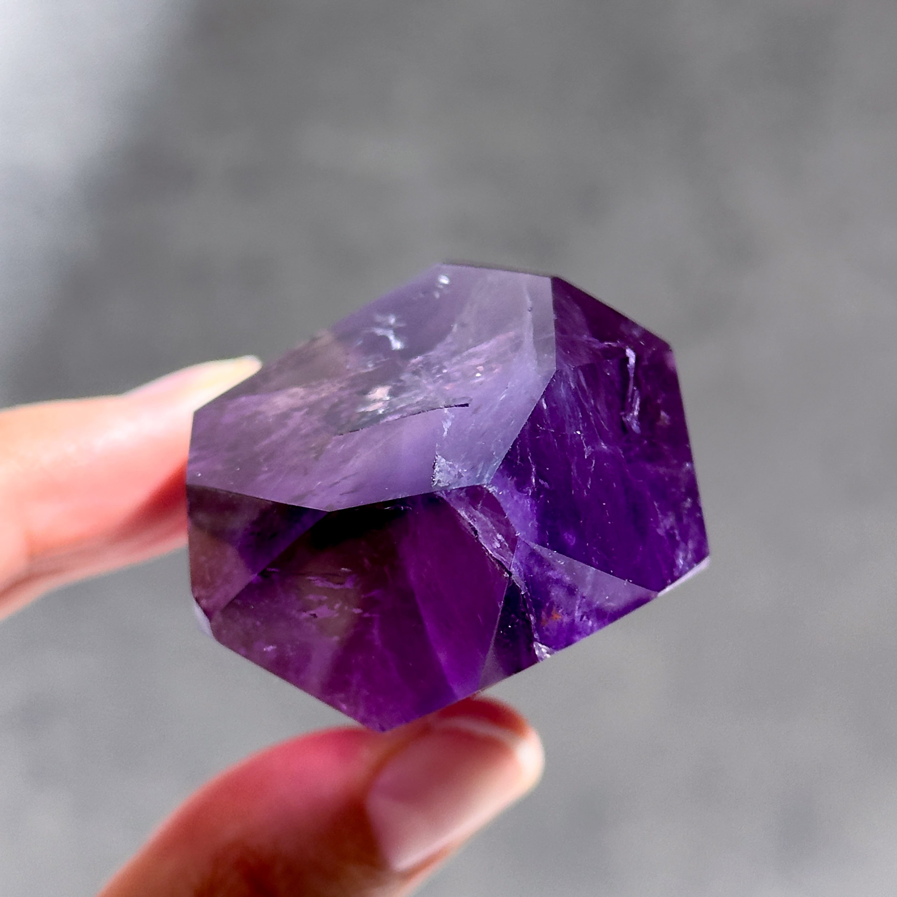 ハイクオリティ】バイーア産ファントムアメジスト タワー42◇ Phantom