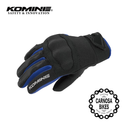 【KOMINE】RGK-006 Protect Kids Mesh Gloves [ライドメッシュグローブ-アレシアプロテクトキッズメッシュグローブ] Blue キッズ用