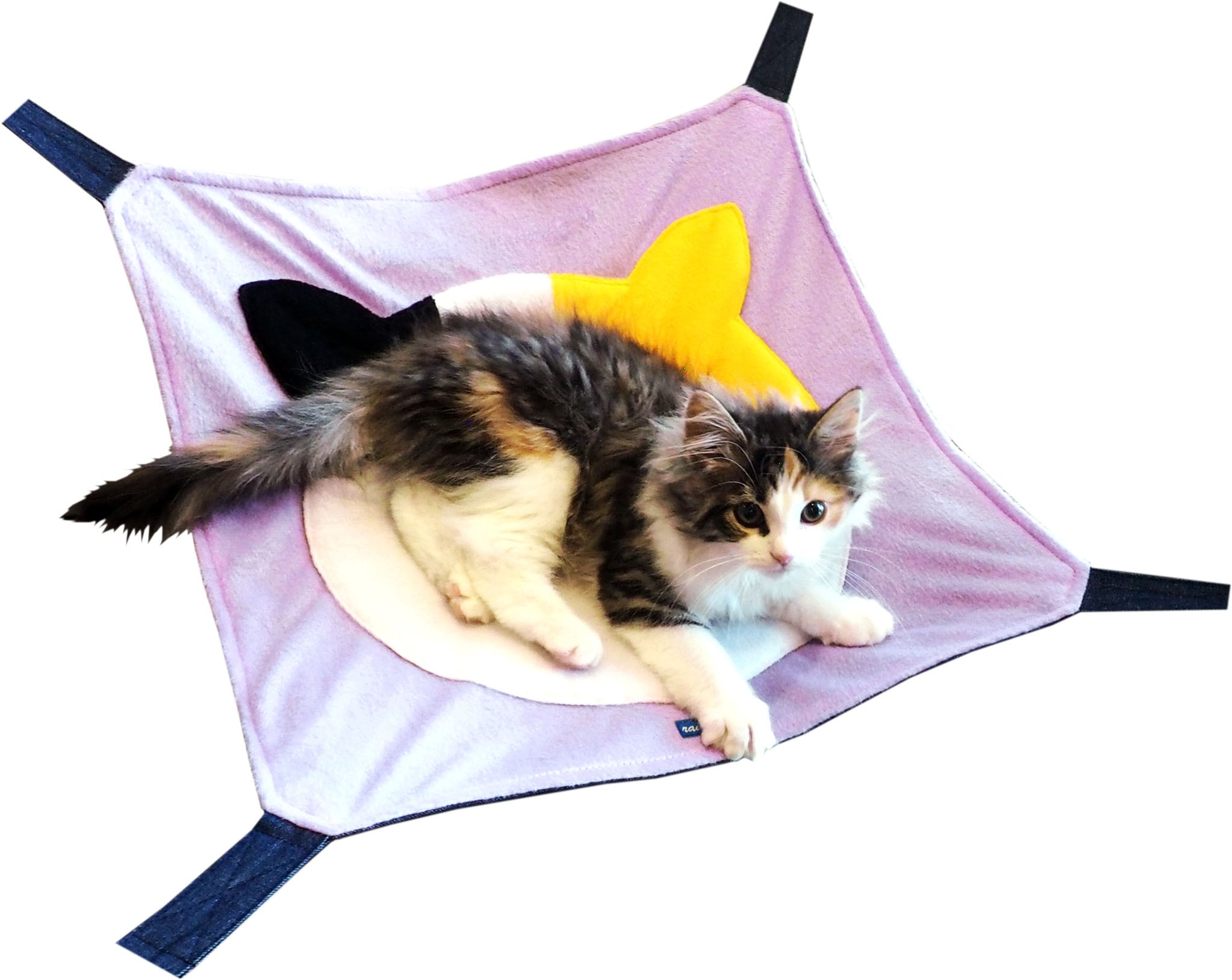 【猫ちゃん用】ふんわりにゃんこのハンモック　トラネコ/ミケネコ