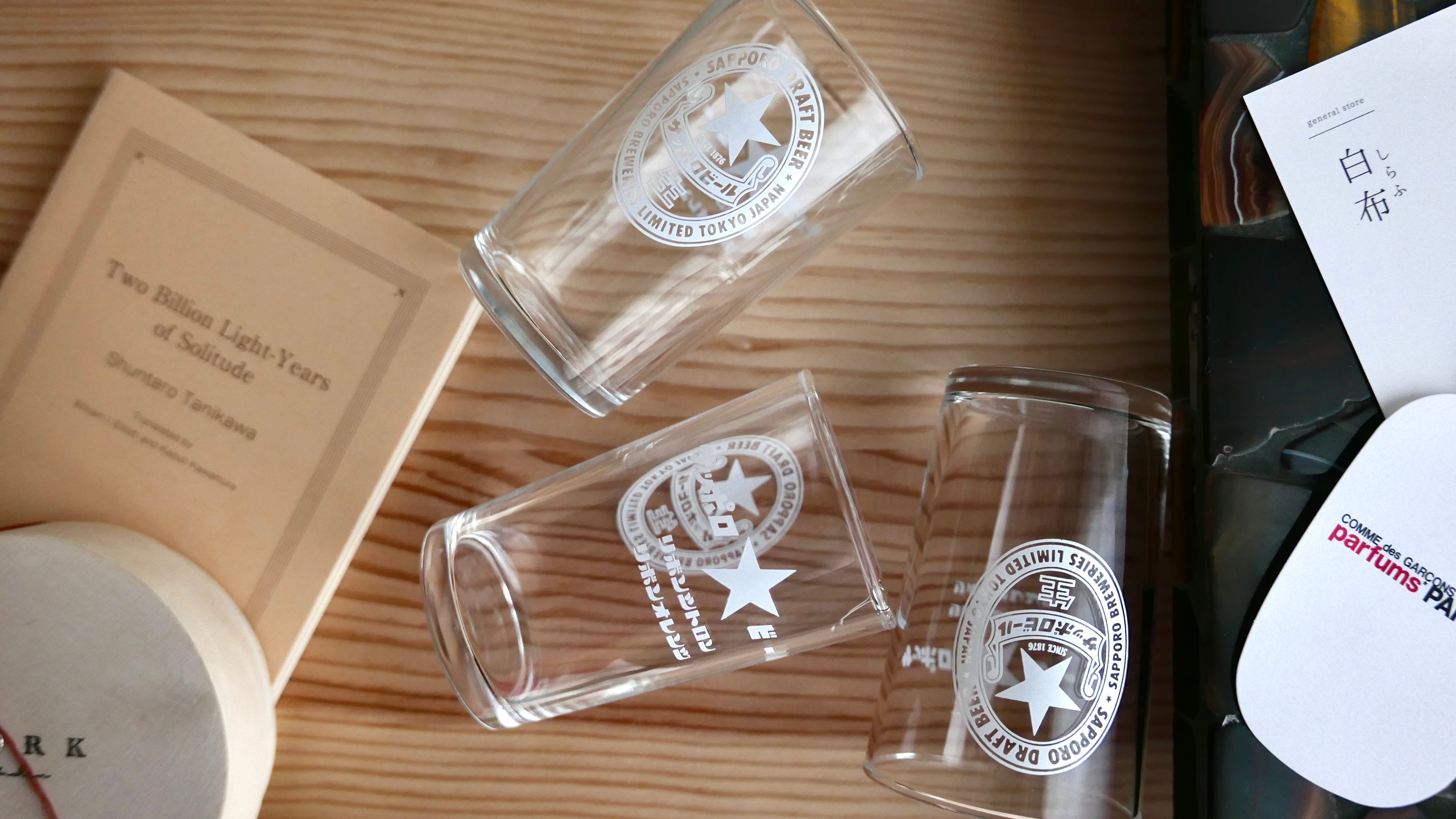old japan glass サッポロビール 