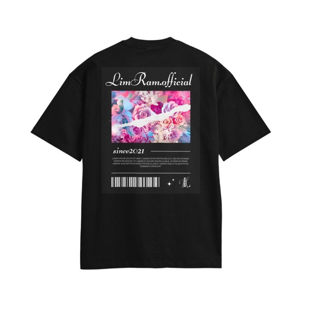 【No61】rose graphic Tshirt