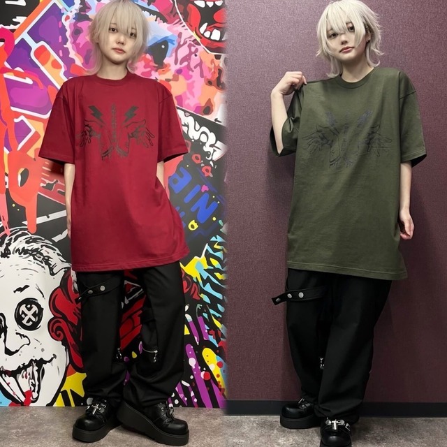 《先着50点限定》NIER CLAP CUTSEW【BURGUNDY×KHAKI 2色セット】