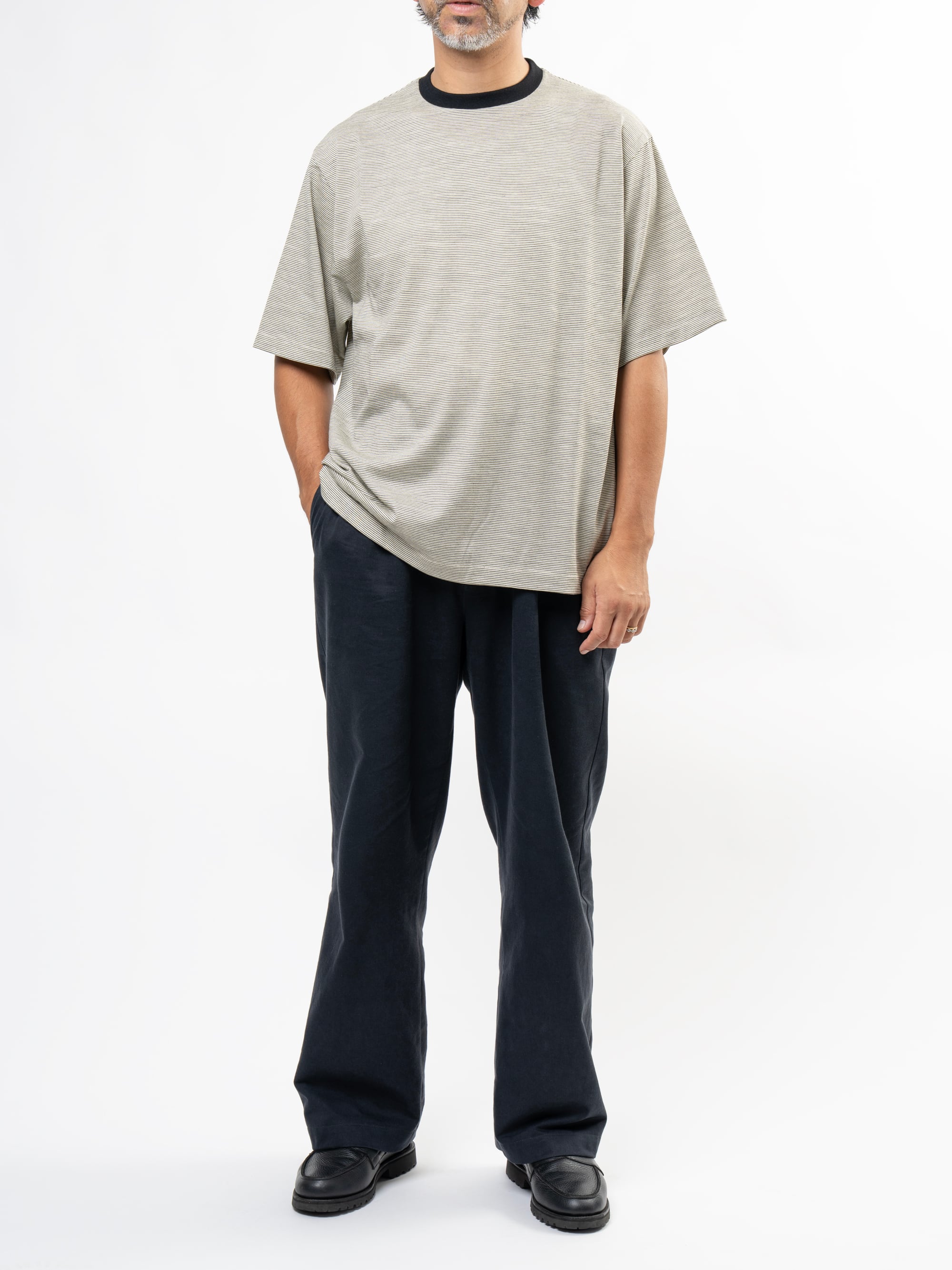 Wool Border Relax T-shirts | OVY