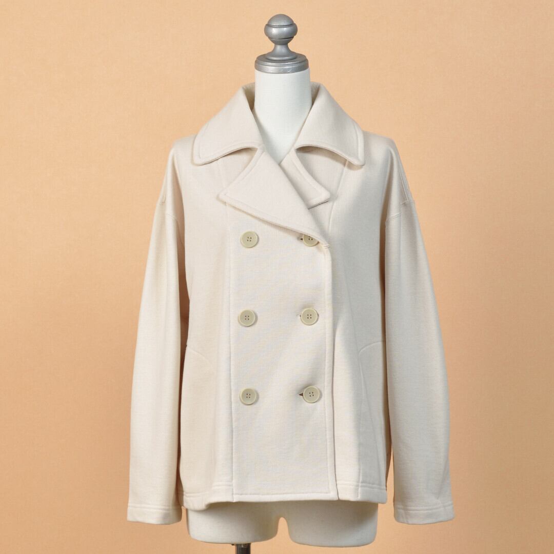 Sarahwear サラウエア 「Jonathan」オーガニックスウェットPコート・キナリ オーガニックコットンを使ったPコート、春までロングシーズンで使えます。【送料無料】