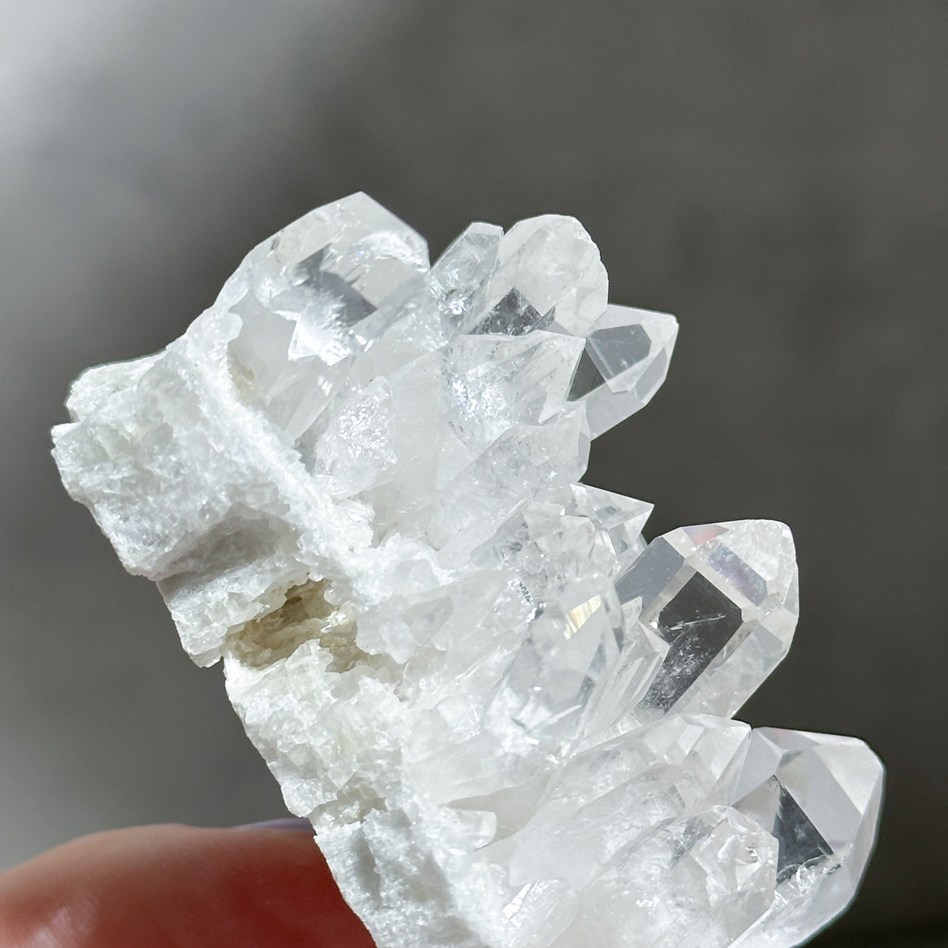 ゼッカ産水晶クリアクォーツ クラスター92◇ Clear Quartz From Zeca