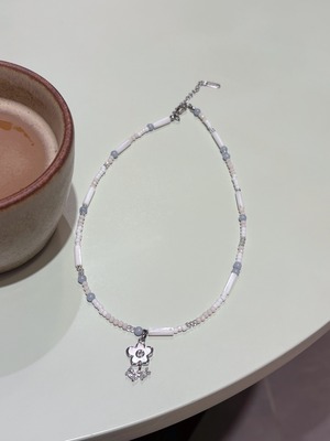 shell flower necklace