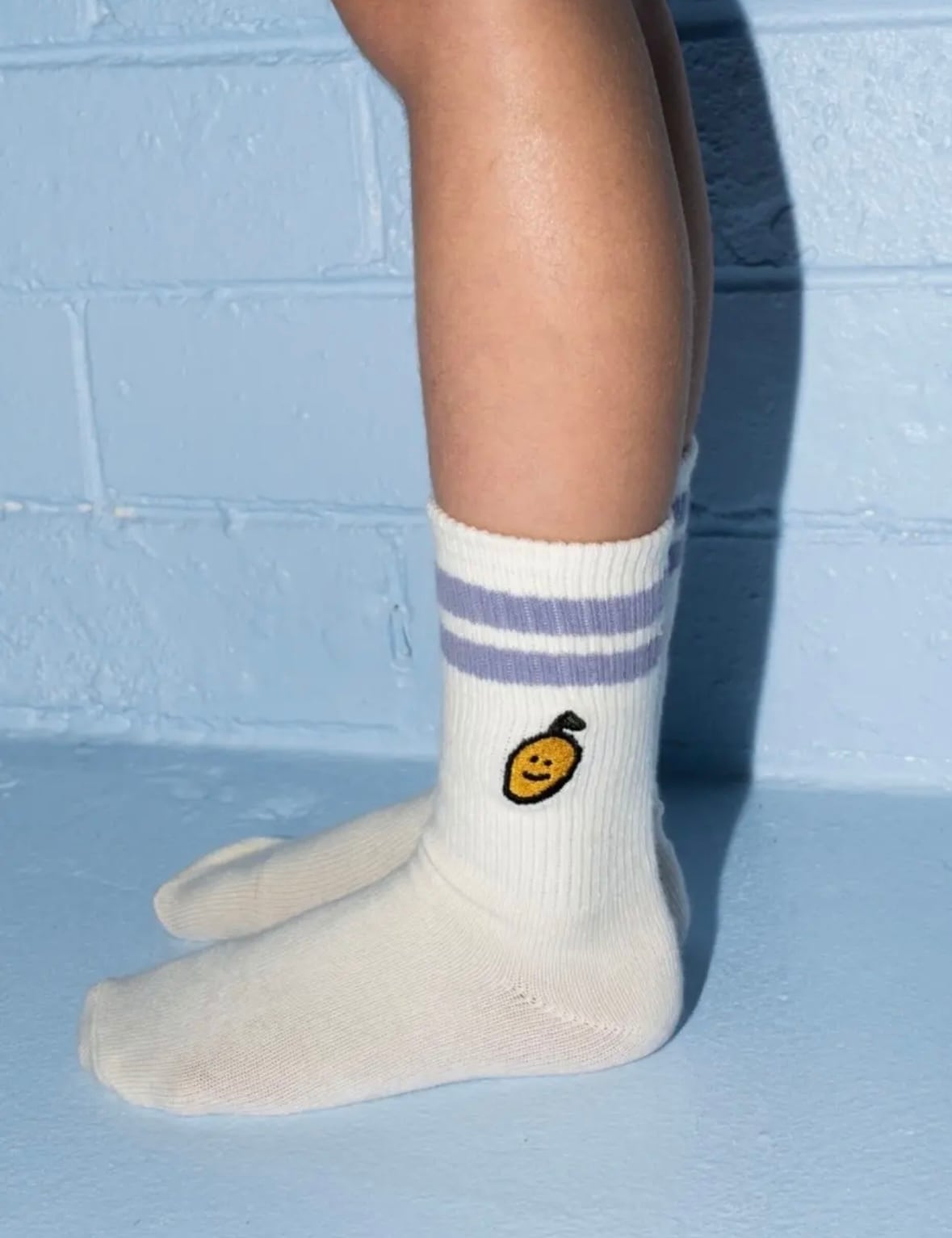 【即納/送料無料】Grown / 2-PACK FRUIT SALAD COTTON SOCKS - MILK