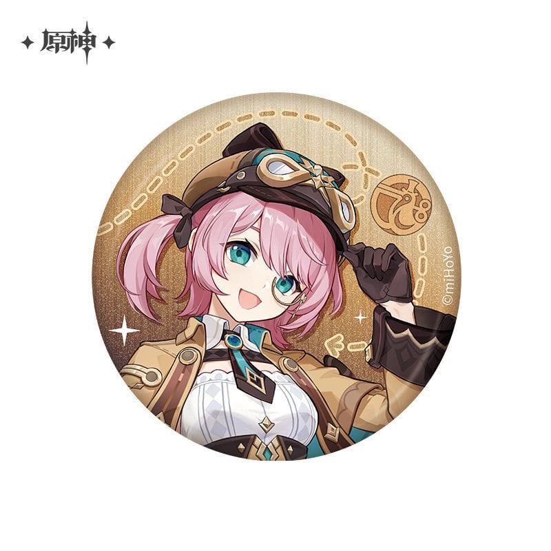 原神 コスチュームシリーズ 缶バッジ シトラリ シャルロット 公式正規