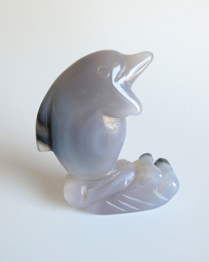 Druzy Agate ドゥルジーアゲート ⭓ イルカ ⭔ CARVING