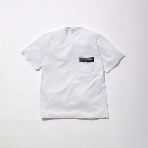 KUON / Boro Striped Pocket Tee