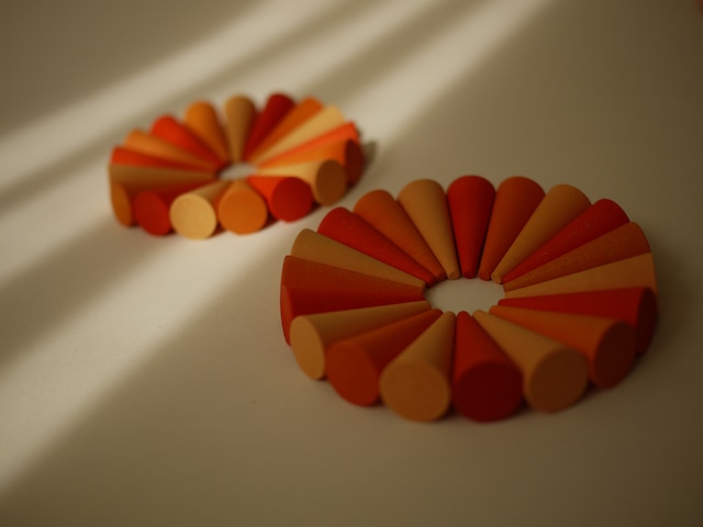 GRAPAT（グラパット）まんだら　オレンジコーン Mandala orange cone