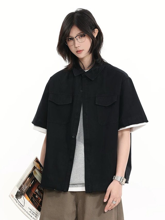 ロウエッジ ワークシャツ / Raw Edge Work Shirt