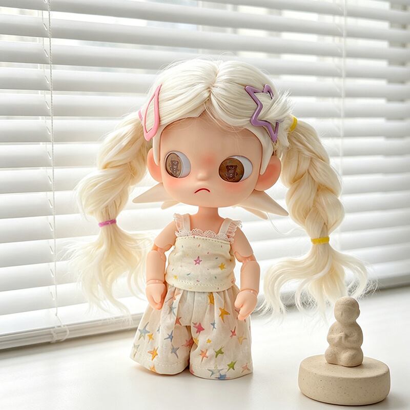 ZSIGA&1/8ドール&20cm対応 夏 カジュアル 星柄トップス＋パンツ＋
