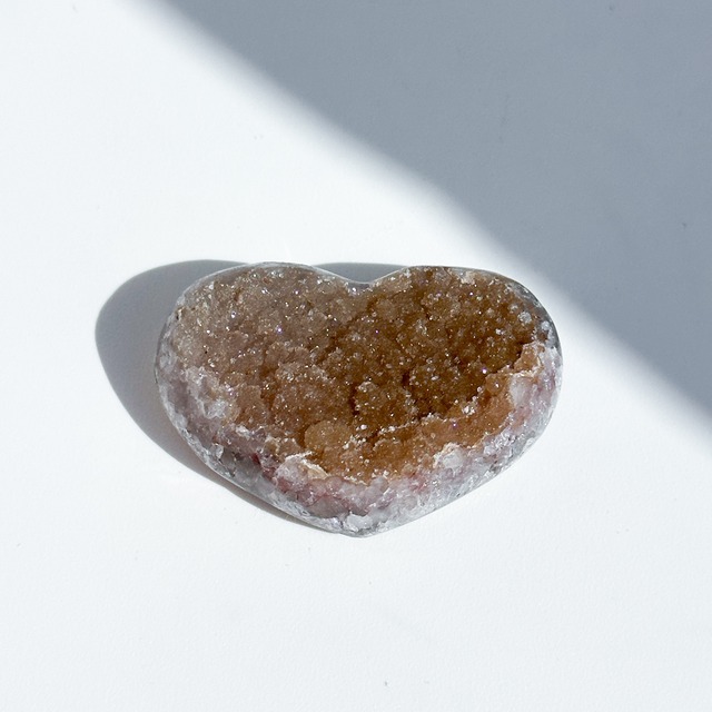 アゲート×アメジスト ハート52◇ Agate× Amethyst ◇天然石・鉱物・パワーストーン