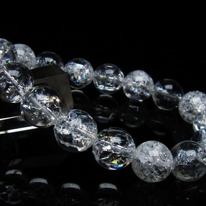 アイリスクォーツ 水晶 ブレスレット 13mm 一点物 メール便可 [M便 1/10] 111-35526