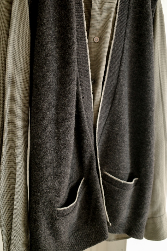 static cashmere vest