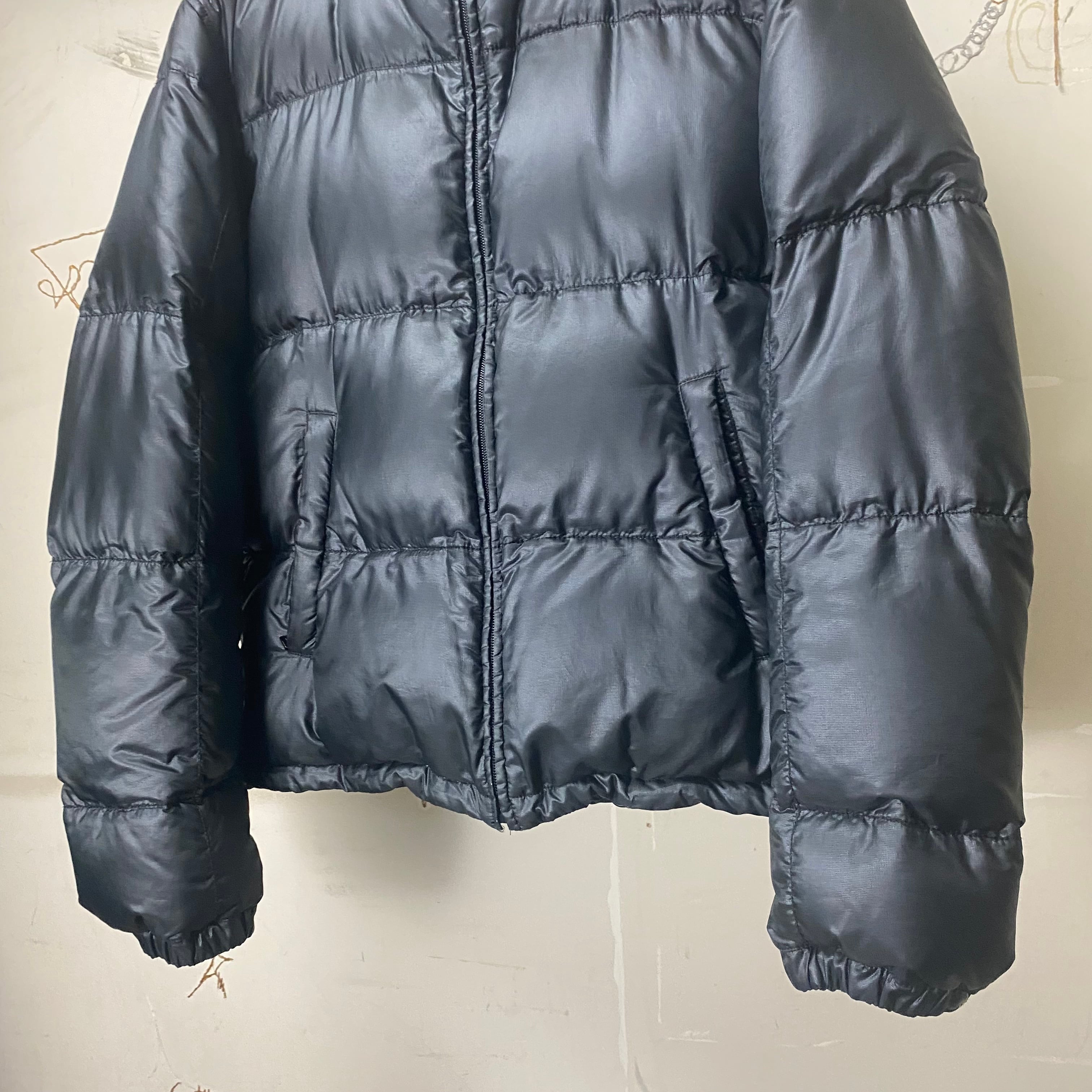 PRADA SPORT black nylon down jacket | NOIR ONLINE