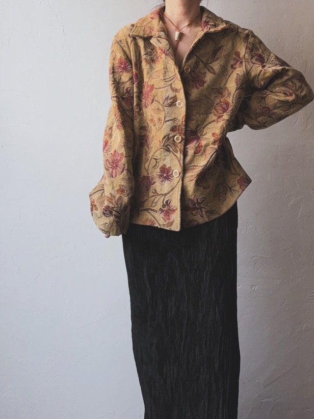 vintage USA flower design jacket
