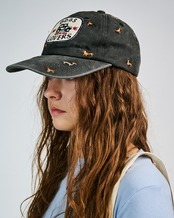 ランダムDOGエンブロイダリーCAP (KHAKI) CQ-49532