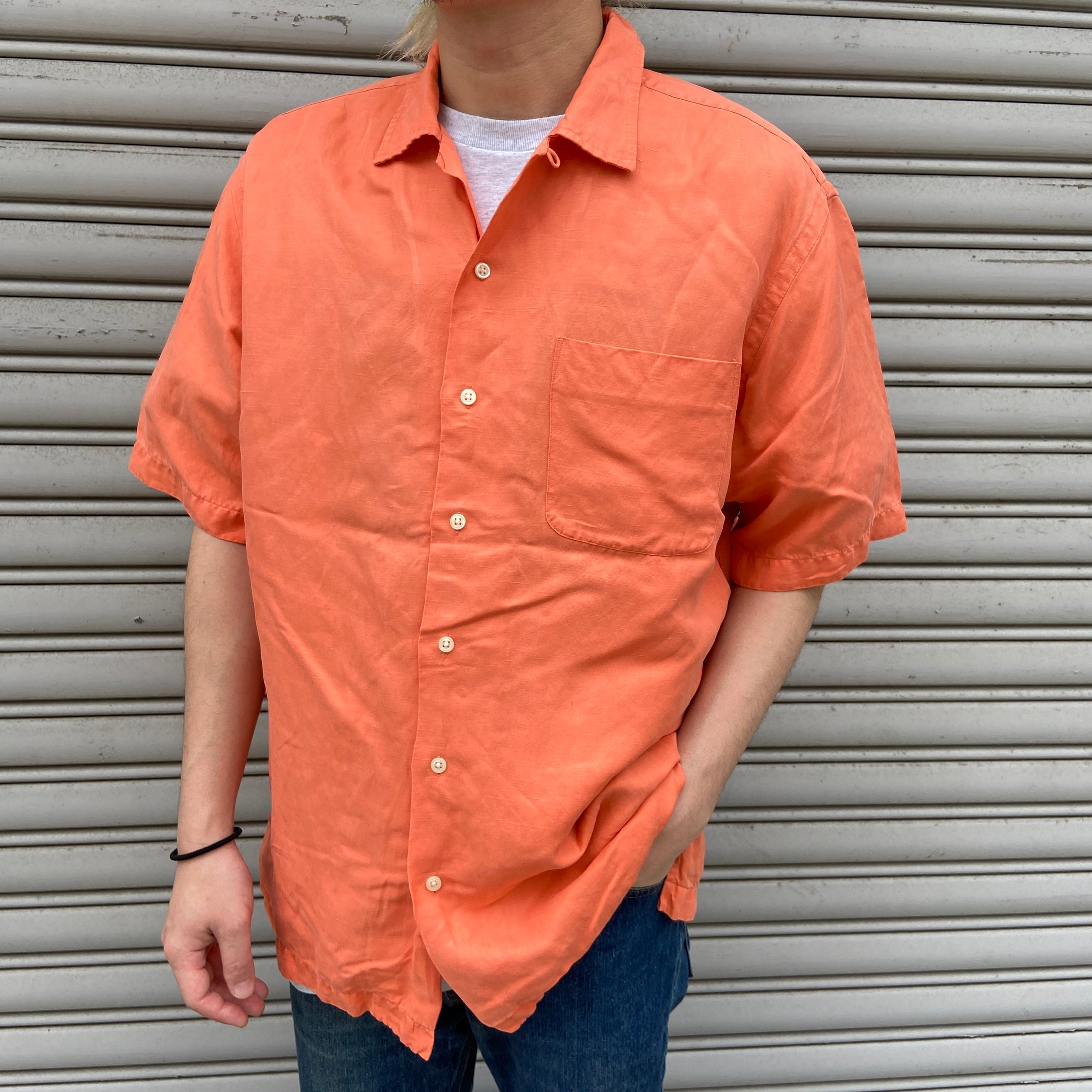 90s ラルフローレン BIGSHIRTS ビッグシャツ チェック柄 グリーン M