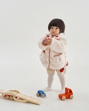 韓国子供服 / 26Autumn / 〖取寄〗HereIam / キンダー いちご柄 ジャケット / ベビー服 *18m~120*