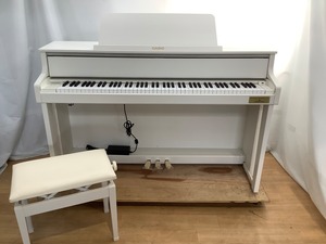 ★54655【電子ピアノ】CASIO　GP300WE　19年製