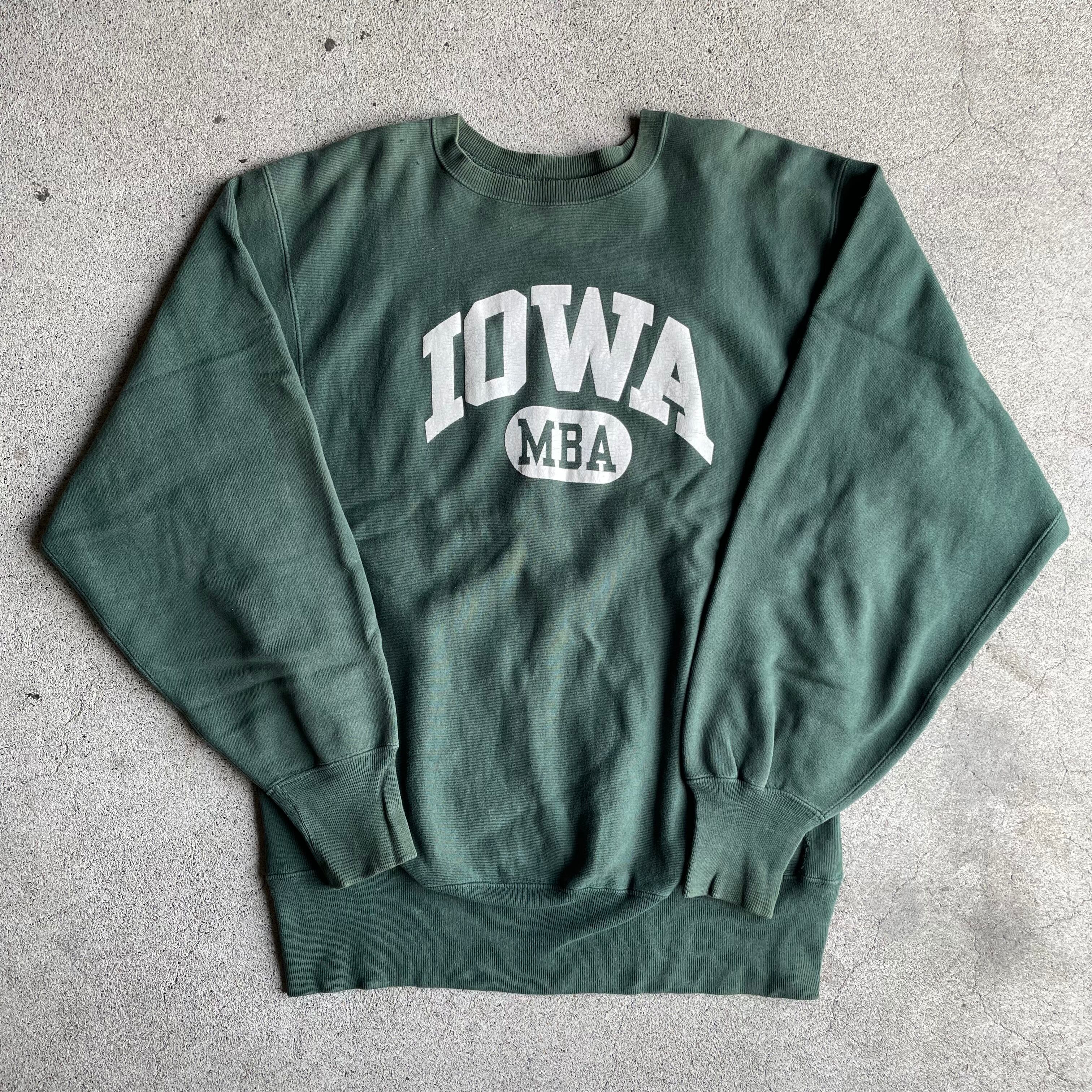 "90's champion reverse weave iowa"