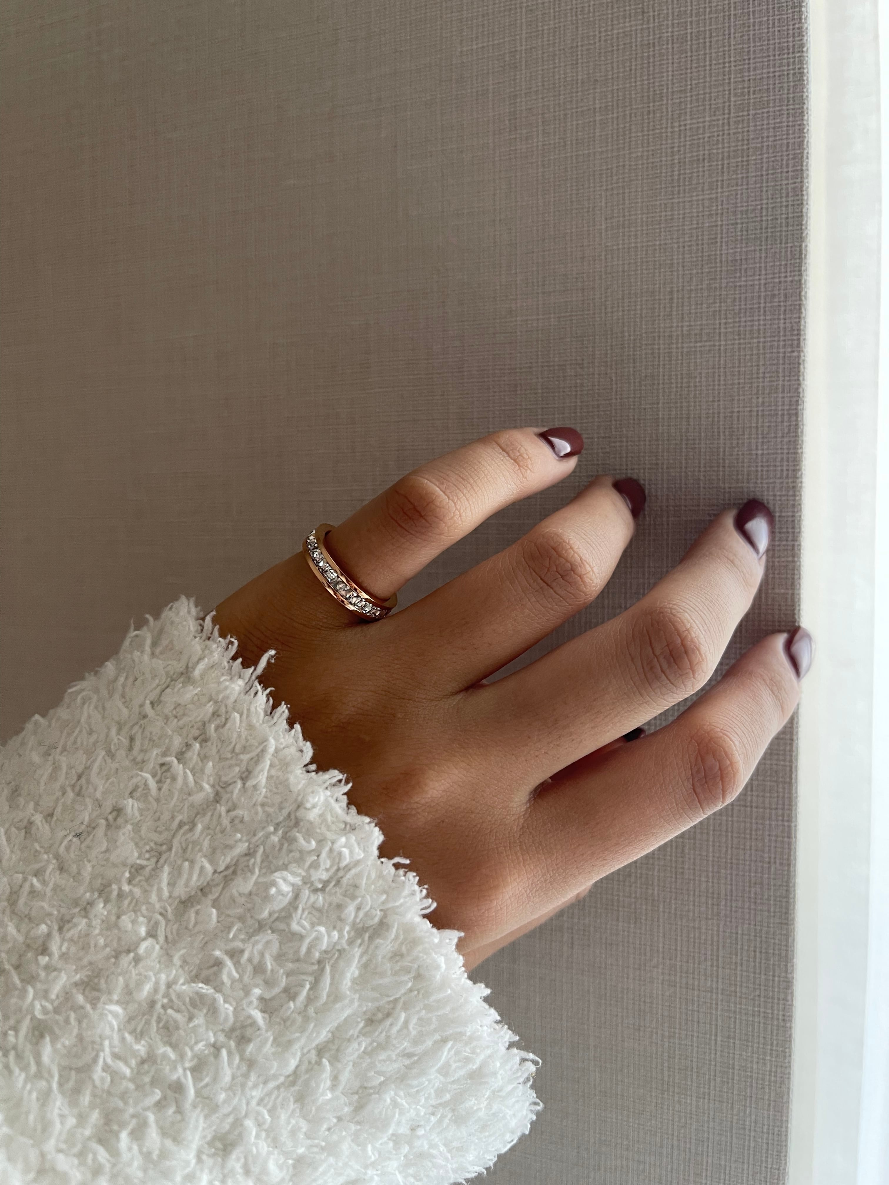 zirconia sand ring [018] | SASSY ANGEL