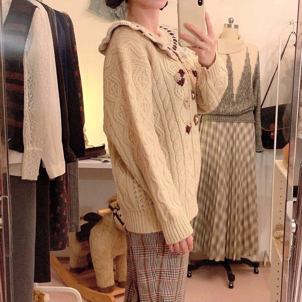 remake : oatmeal cookie aran sweater