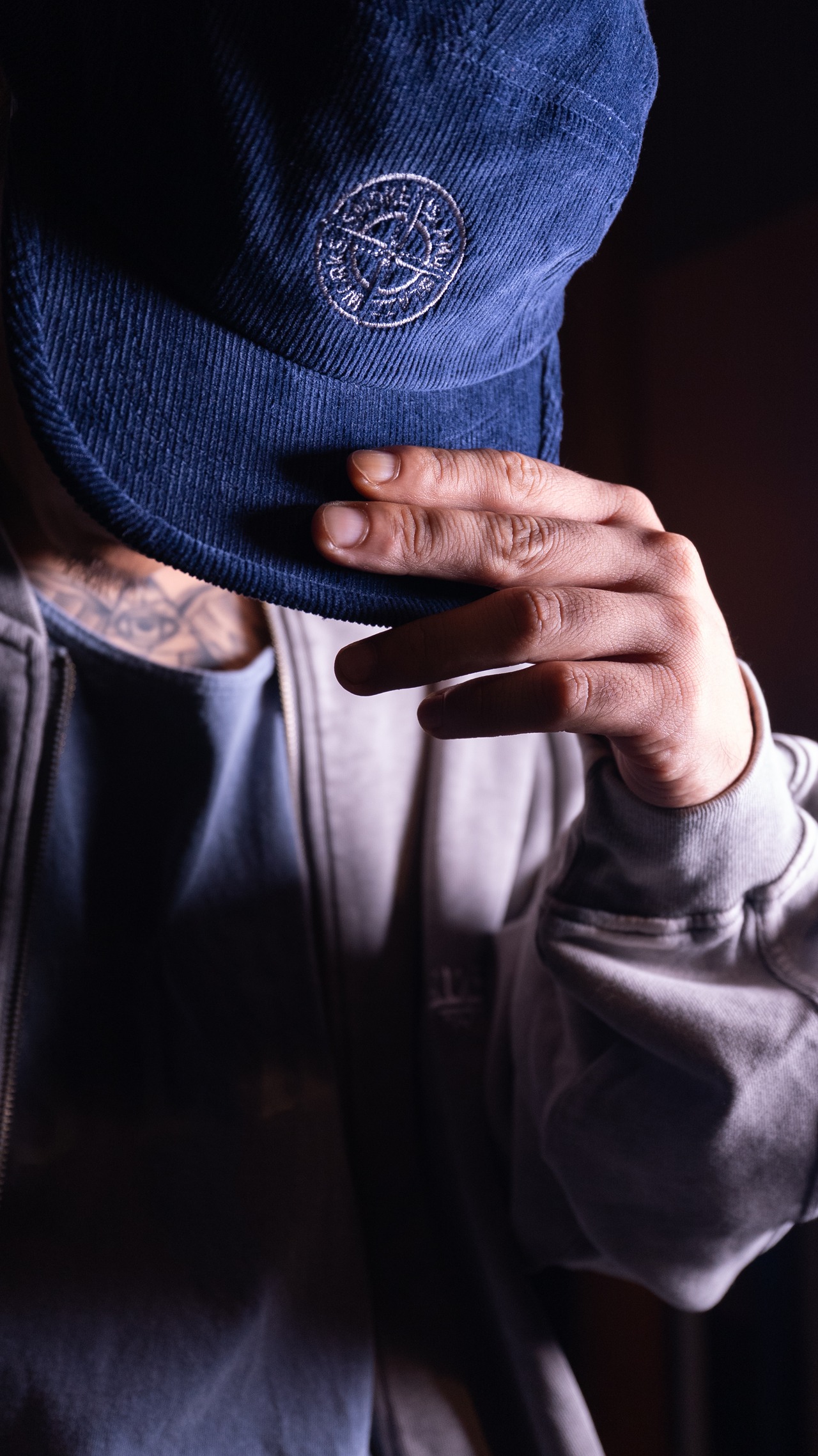 Vintage Washed Sweat Jacket [Ash]