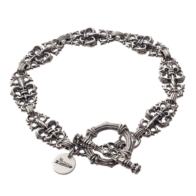 フルールドリスブレスレット　ACB0128　Fleur de lis bracelet　シルバーアクセサリーsilver jewelry