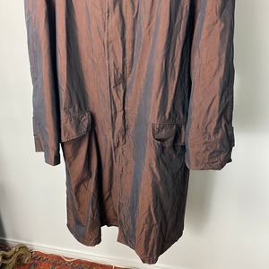 vintage 1960’s iridescent color balmacaan coat