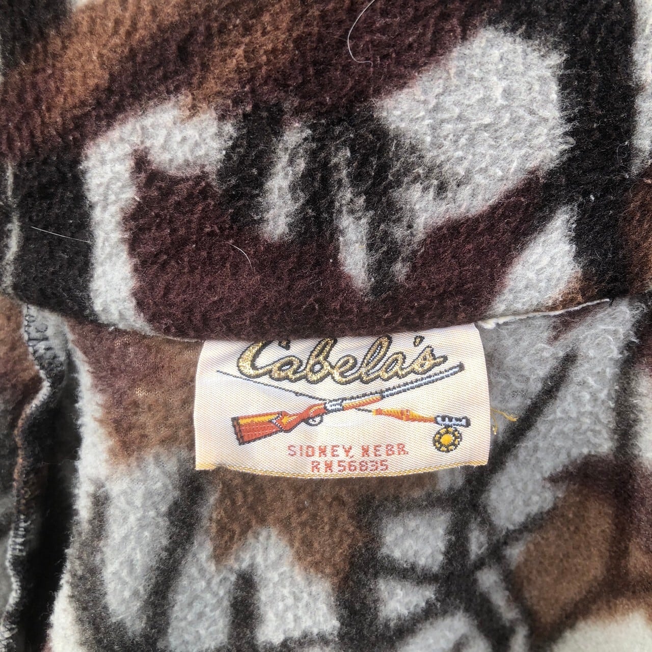80s Cabela's ツリーカモ フリースジャケット カベラス 80s Cabela's ツリーカモ フリースジャケット カベラス