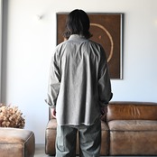 LEH(レー)コーデュロイラップワイドスラックスコーディネート②