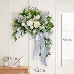 kza様専用　フラワーブーケとクリスマスリース